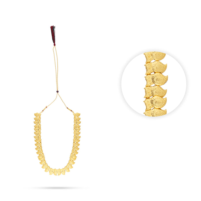 Haram - 10 x 6 Inches | Mango Design Artificial Jewelry/ Gold Polish Jewellery for Women