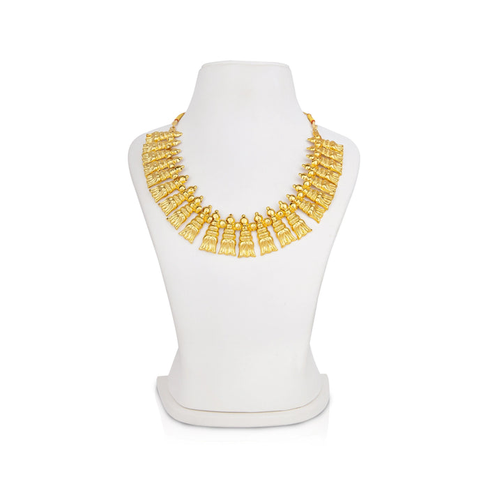 Shenbaga Poo Haram - 5 x 7 Inches | Artificial Jewellery/ Gold Polish Jewelry for Women