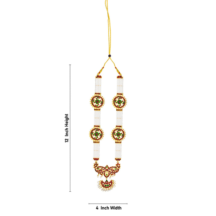 Bharatanatyam Jewellery Set Without Bangle | Dance Jewellery/ Artificial Jewelry/ Stone Jewellery for Dance