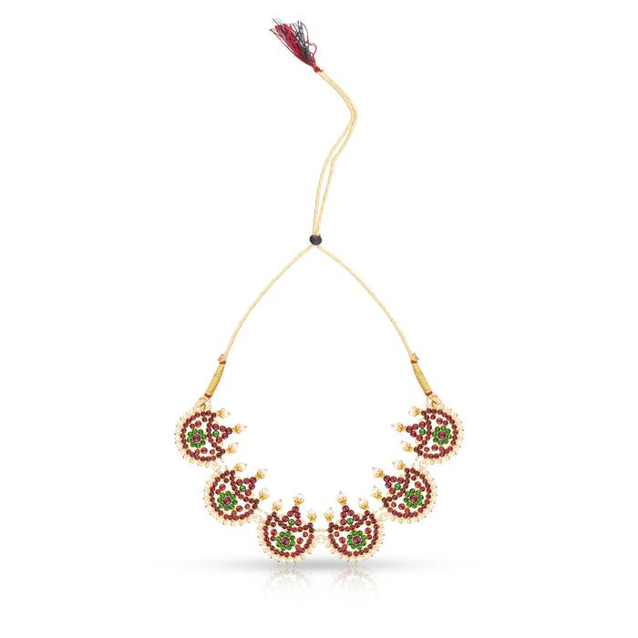 Bharatanatyam Jewellery Set Without Bangle | Dance Jewellery/ Artificial Jewelry/ Stone Jewellery for Dance