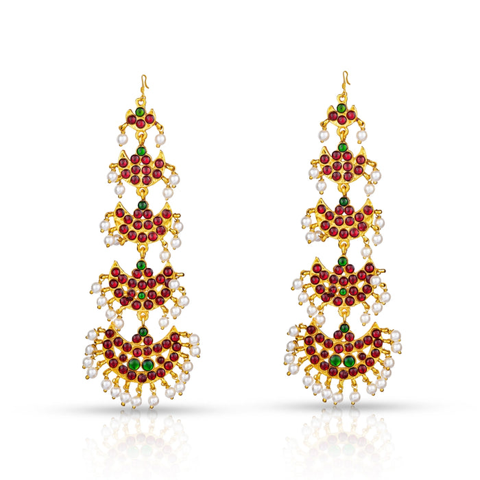 Bharatanatyam Jewellery Set Without Bangle | Dance Jewellery/ Artificial Jewelry/ Stone Jewellery for Dance