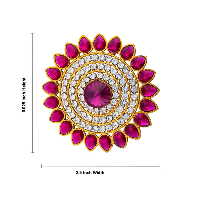 Stone Jada Billa - 0.25 x 2.5 Inches | Vankey Jada Pin / Dance Jewellery / Jada Hair Ornament
