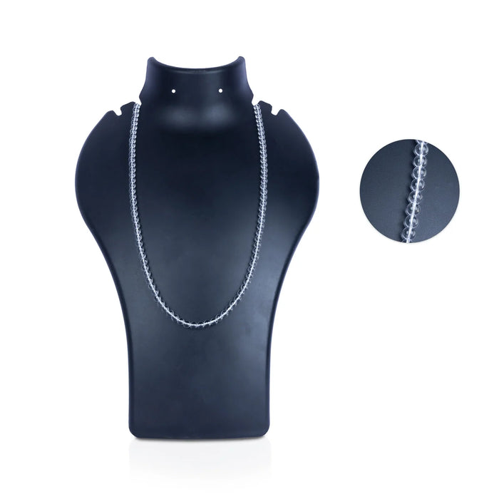 Sphatik Mala - 13 Inches | 108 Beads/ Spatika Mala/ Crystal Mala for Men & Women