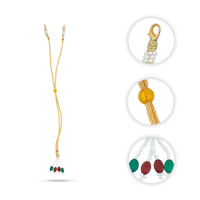 Necklace Thread - 11 Inches | String Of Necklace/ Jewellery String/ Adjustable String for Jewellery