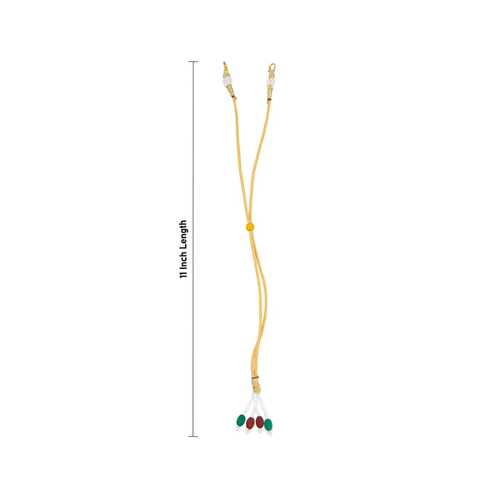 Necklace Thread - 11 Inches | String Of Necklace/ Jewellery String/ Adjustable String for Jewellery