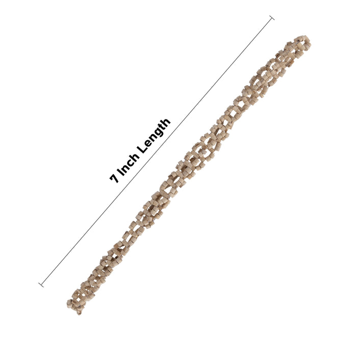 Tulasi Mala - 7 x 2 Inches | Tulsi Kanthi Mala/ Thulsi Mala for Chanting