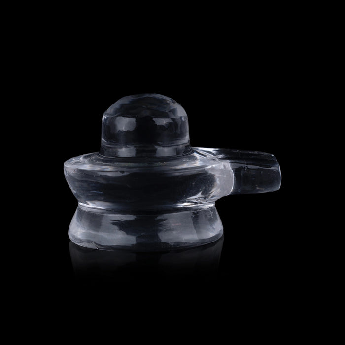 Spatika Lingam - 1.25 x 1.5 Inches | Spatika Shiva Lingam/ Sphatika Shivling For Pooja And Worship