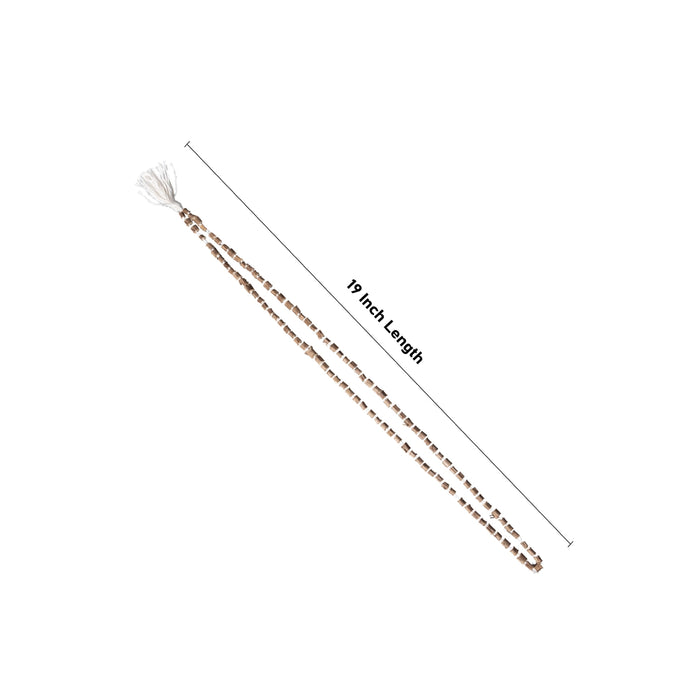 Tulasi Mala - 19 Inches | 108 Beads/ 6 mm/ Tulsi Kanthi Mala/ Thulsi Mala/ Thulasi Malai For Japa & Meditation