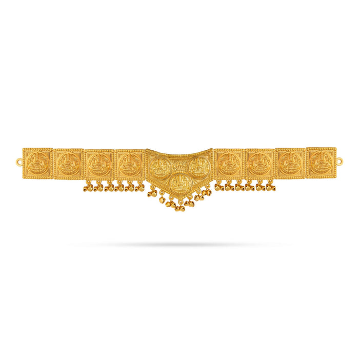 Hip Belt- 20 Inches | Lakshmi Design Artificial Jewellery/ Gold Polish Waist Belt For Weddings& Classical Dance