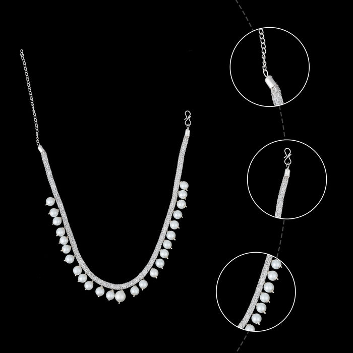 Earring And Necklace Set - 6 inches