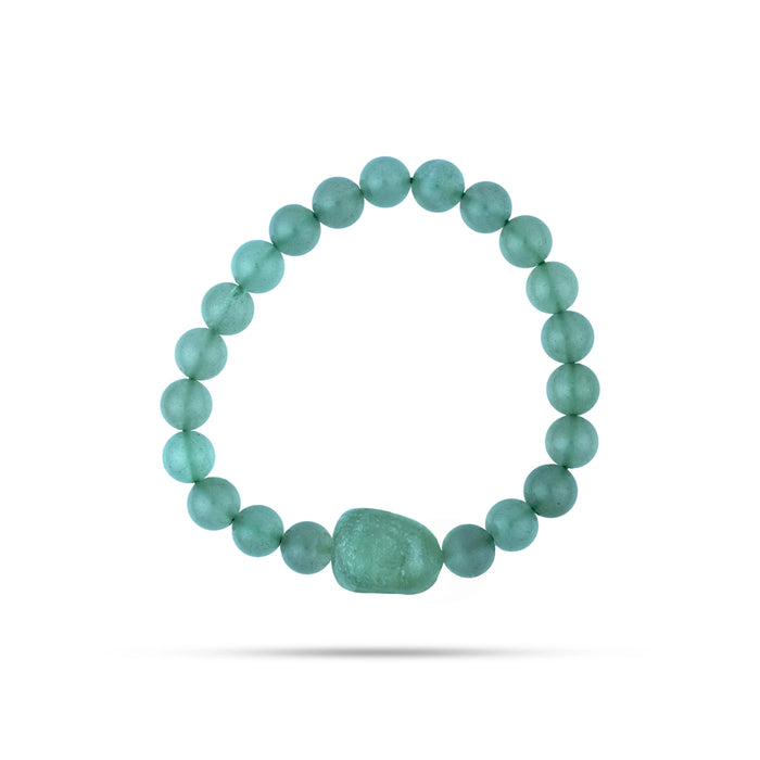 Green Aventurine Bracelet - 2.5 inches | Semi precious Bracelet/ Beaded Bracelet for Men & Women