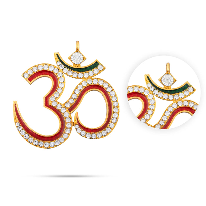 Stone Pendant - 1.5 X 2 Inches | Dollar/ Stone Locket/ Artificial Jewelry For Ethnic Wear/ Assorted Design