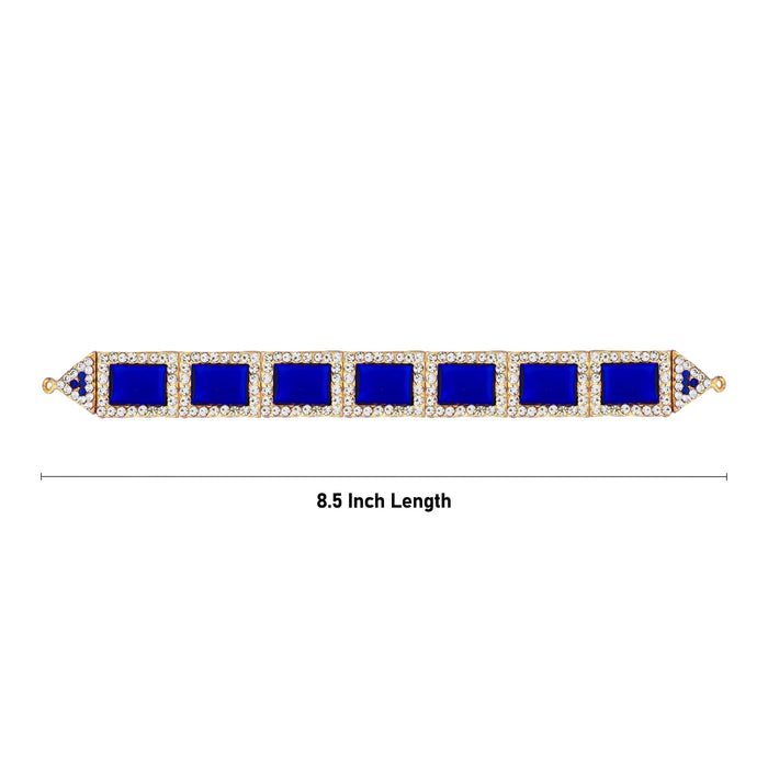 Hip Belt - 8.5 Inches | Waist Belt/ Ottiyanam / Stone Jewellery For Deity Decor