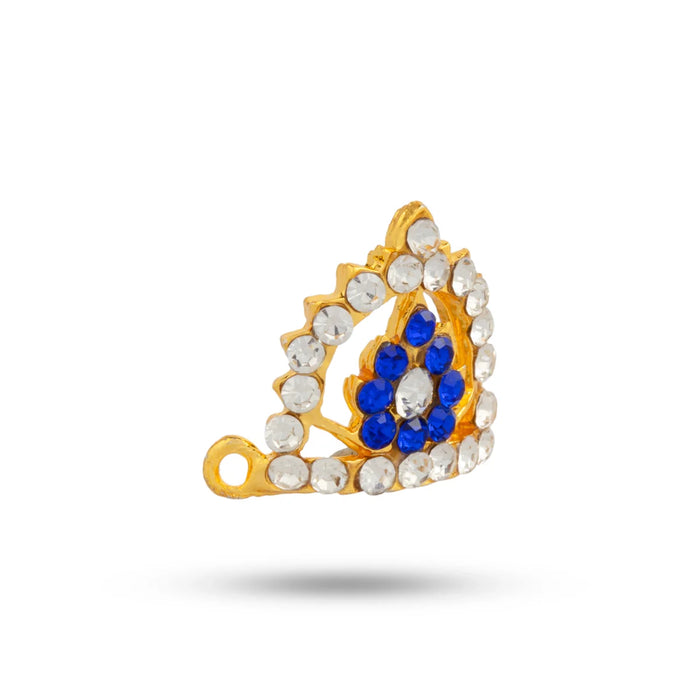 Stone Kireedam - 0.75 Inch | Crown/ Stone Mukut for Deity