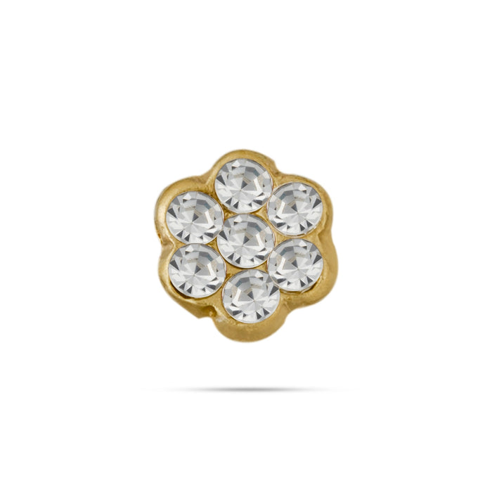 Stone Bindi - 0.5 Inches | Stone Pottu/ Bindi With Stone/ Stone Tilak for Deity