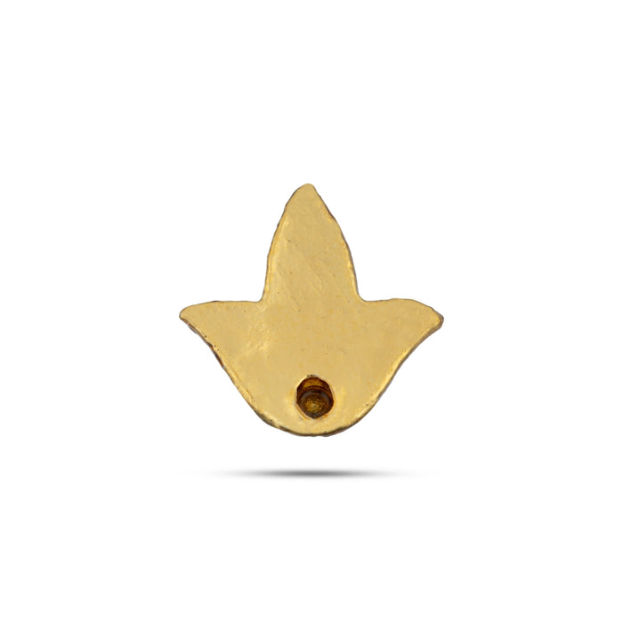 Stone Tilak - 0.5 x 0.25 Inches | Stone Bindi/ Namam Design Pottu/ Bottu For Deity Decor