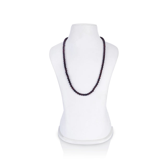 Garnet Mala - 12 Inches | 6 mm/ Garnet Mala Beads/ 108 Beads Crystal Mala For Meditation & Spiritual Practices