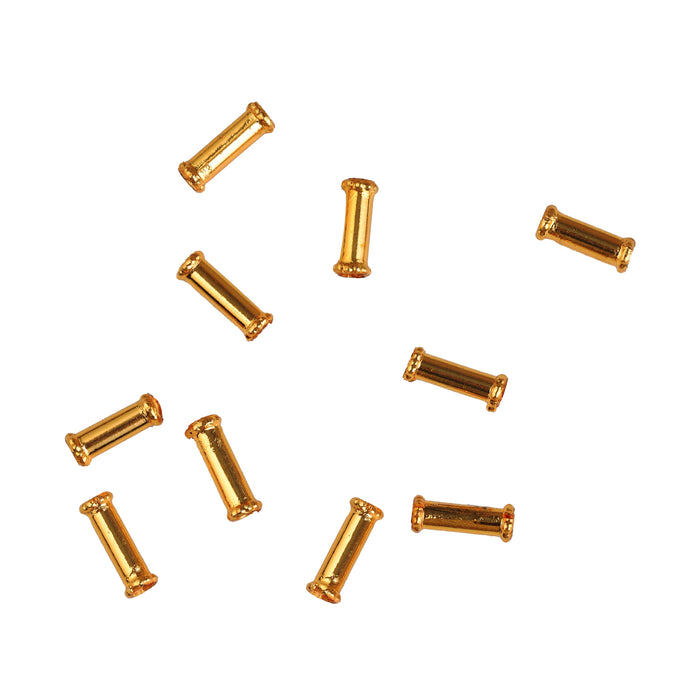 Thirumangalyam Thali Pipe - 0.5 Inch | Gold Polish Thali Nanal Kulai/ Thali Mangalsutra Pipe For Deity Decor