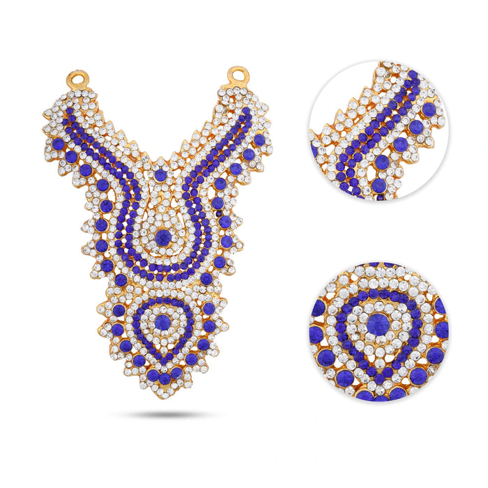 Stone Necklace - 4 Inches | Artificial Jewelry/ Stone Jewellery For Deity Decor