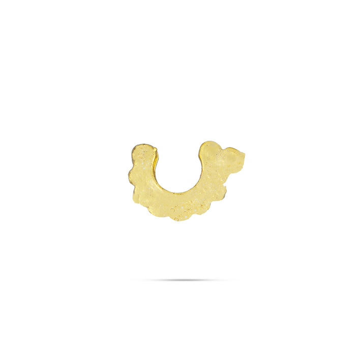 Nathu Bullaku - 0.5 x 0.5 Inches | Stone Nose Ring/ Mukuthi/ Stone Nose Pin for Deity