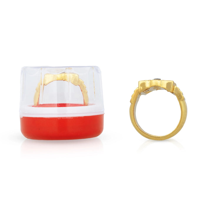 Finger Ring - 1 X 0.5 Inch | Stone Jewelry/ AD Stone Ring/ Artificial Jewellery For Daily Wear