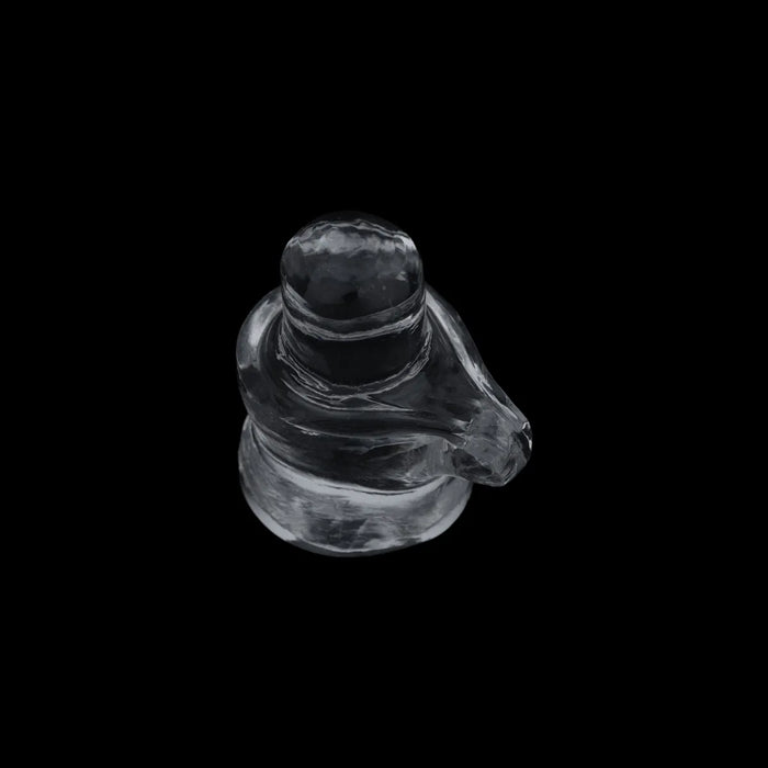 Spatika Lingam - 0.75 X 1 Inch | Sphatika Shiva Lingam/ Spatika Shivling For Pooja And Worship