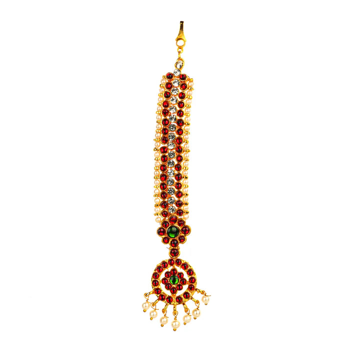 Kemp Chutti - 6.5 Inches | Nethi Chutti/ Tikka Jewellery/ Dance Accessories For Bharatanatyam