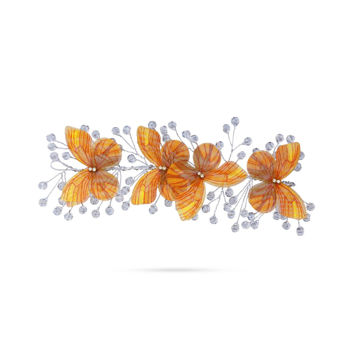 Artificial Flower - 6 Inches | Patti Veni Flower/ Hair ornament/ Artificial Gajra for Deity Decor
