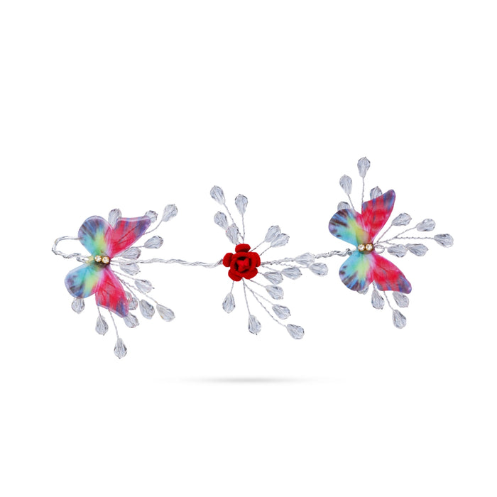 Artificial Flower - 6 Inches | Patti Veni Flower/ Hair ornament/ Artificial Gajra for Deity Decor
