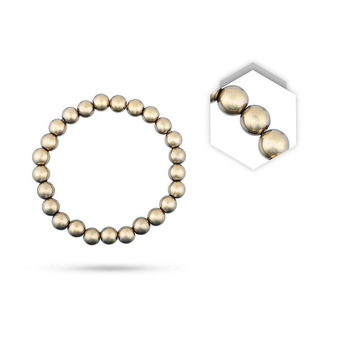 Pyrite Bracelet - 2.5 Inches | Pyrite Stone Bracelet/ Crystal Bracelet for Men & Women