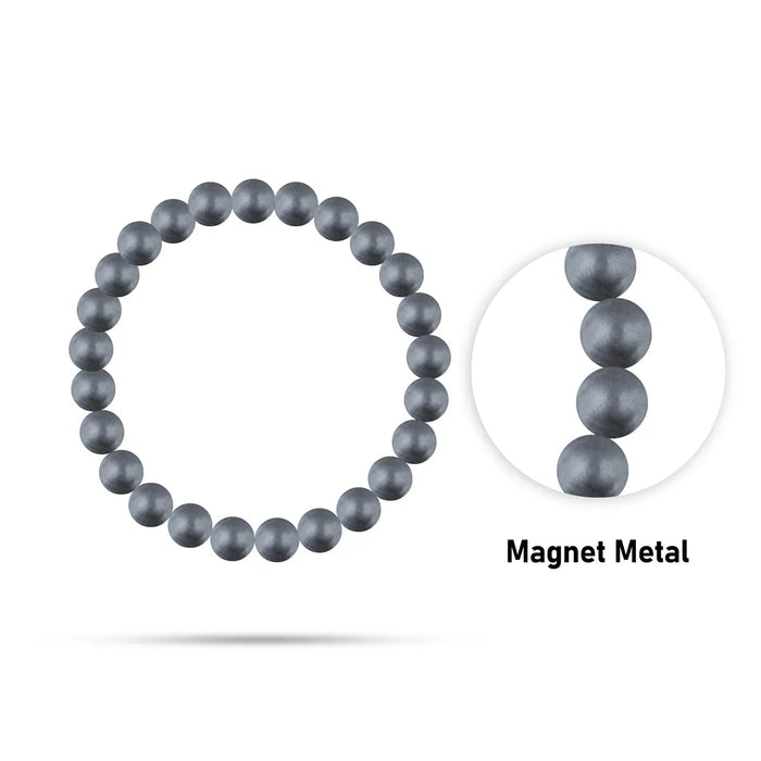 Magnet Metal Bracelet - 2.5 Inch Dia | Unisex Magnetic Bracelet / Metal Hand Band for Daily Wear