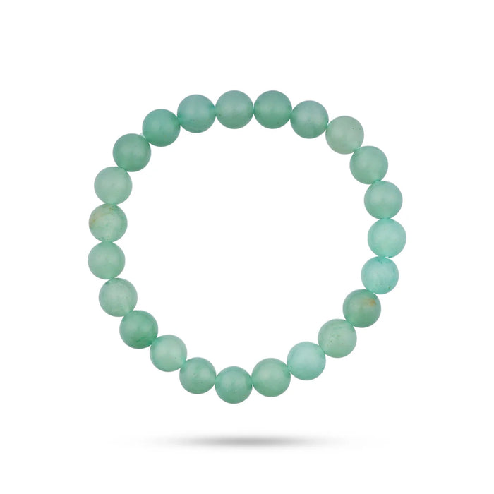 Green Aventurine Bracelet - 2.5 Inches | Elastic Aventurine Crystal Bracelet/ Gemstone Bracelet for Men & Women