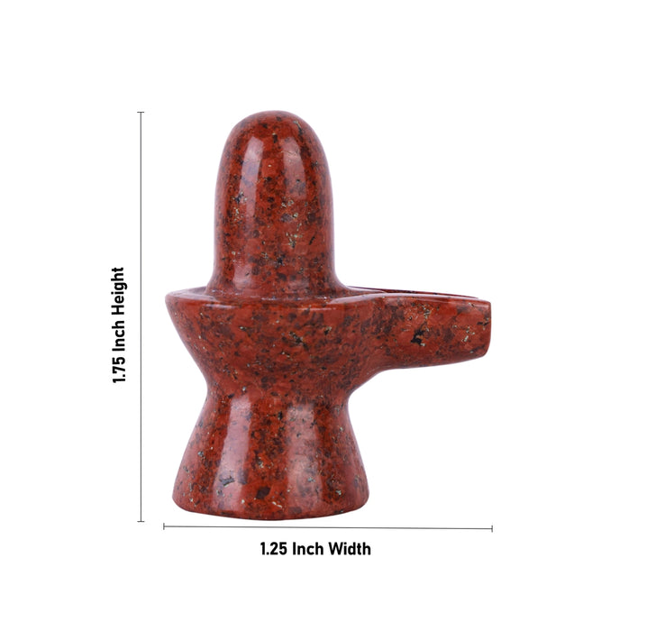 Shiv Ling Murti - 1.75 x 1.25 Inches | Opel Shiva Lingam Idol/ Shivling Statue for Pooja