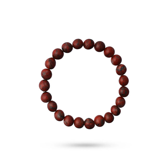 Red Jasper Bracelet - 2.5 Inches | Red Jasper Crystal Bracelet/ Semi Precious Hand Band For Positive Energy