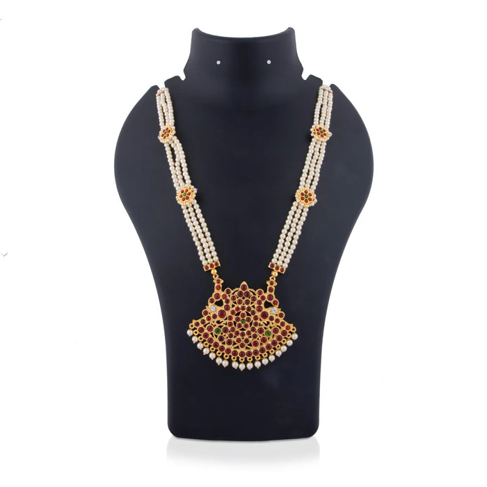 Kemp Moti Mala | 3 Line Haram/ Kemp Jewellery for Dance