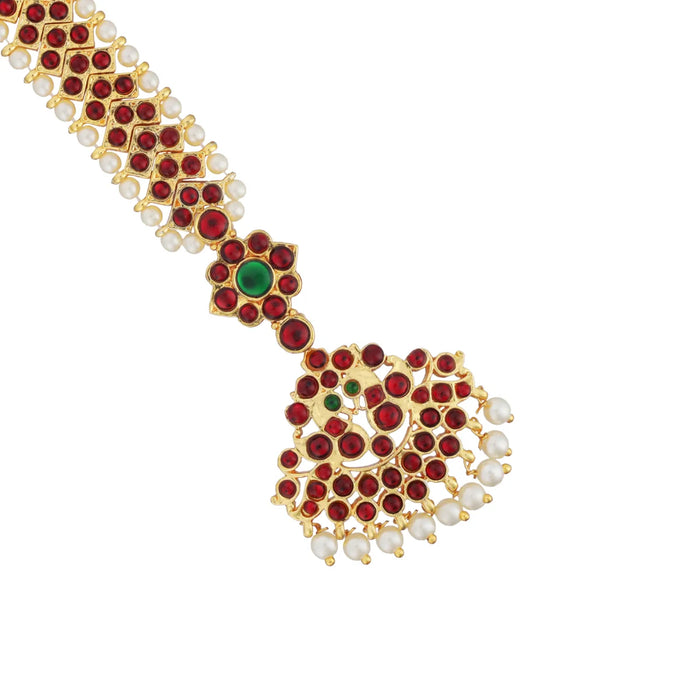 Kemp Nethi Chutti - 7 Inches | Kemp Stone Jewellery/ Mangtika for Women