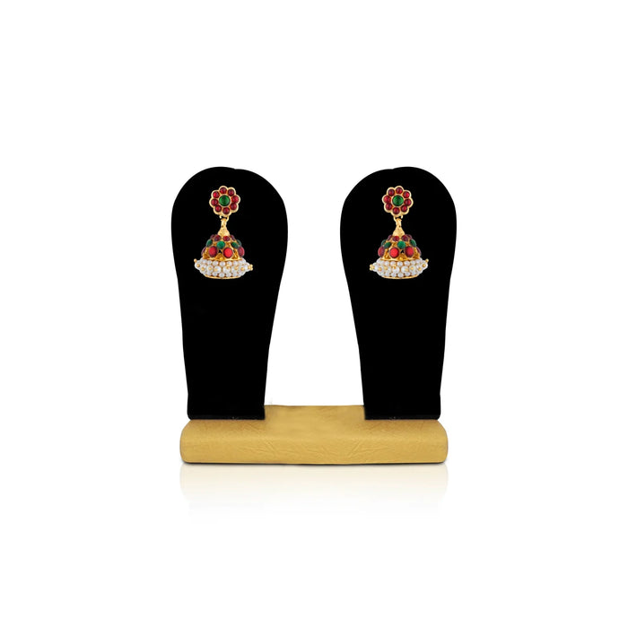 Kemp Jhumka | Kemp Stone Jhumka/ Kemp Jimikki for Women