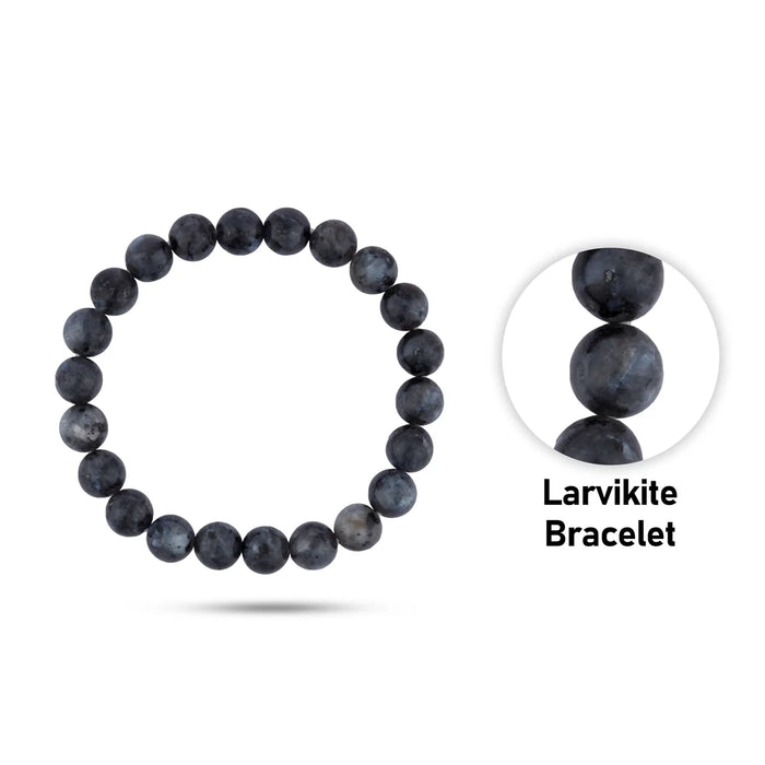 Larvikite Bracelet - 2.5 Inches | Crystal Bracelet/ Crystal Jewellery for Men & Women