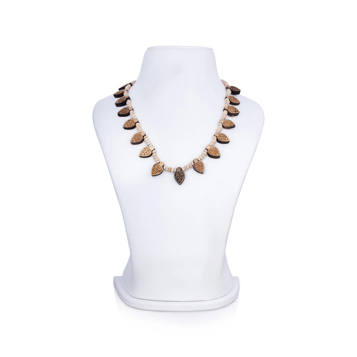 Krishna Tulasi Mala With 16 Leaf - 8 Inches | Thulasi Malai/ Tulsi Kanthi Mala For Deity Adornment