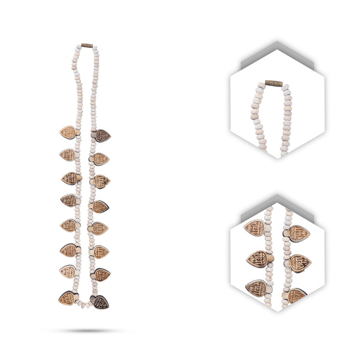 Krishna Tulasi Mala With 16 Leaf - 8 Inches | Thulasi Malai/ Tulsi Kanthi Mala For Deity Adornment