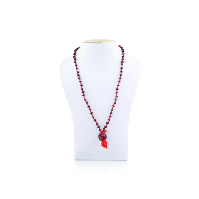 Rudraksha Mala - 11 Inches | Kanthi Mala/ Ruthratcham Malai For Spiritual Practice & Meditation