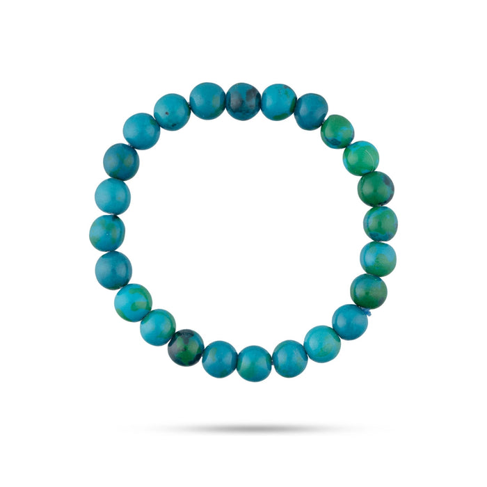 Chrysocolla Bracelet - 2.5 Inches | Chrysocolla Crystal Bracelet/ Chrysocolla Bead Bracelet for Spiritual Purpose