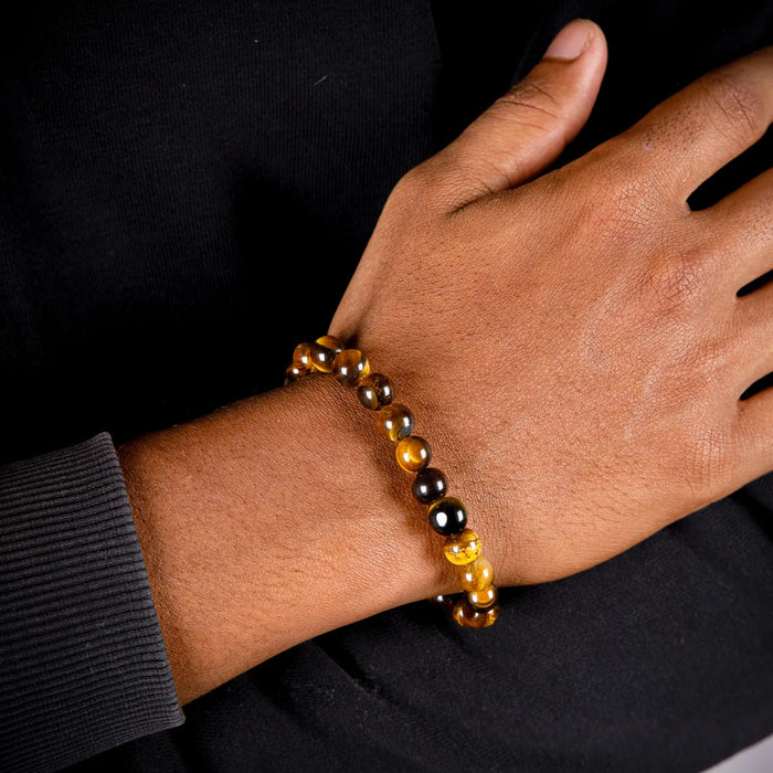 Tiger Eye Bracelet - 2.5 Inches | Gemstone Bracelet/ Crystal Jewellery for Men & Women