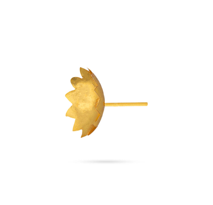 Lotus Design Flower | Archana Flower/ 108 Pcs/ Gold Polish Flower for Pooja