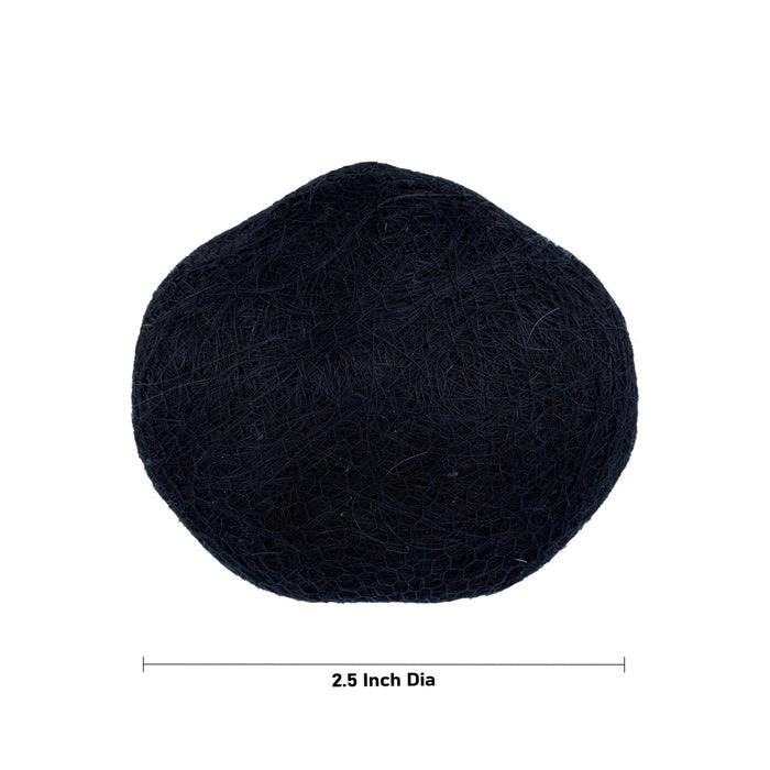 Hair Bun - 2.5 Inches | Hair Accessory/ Hair Style For Traditional Look, Dance Performances & Deity