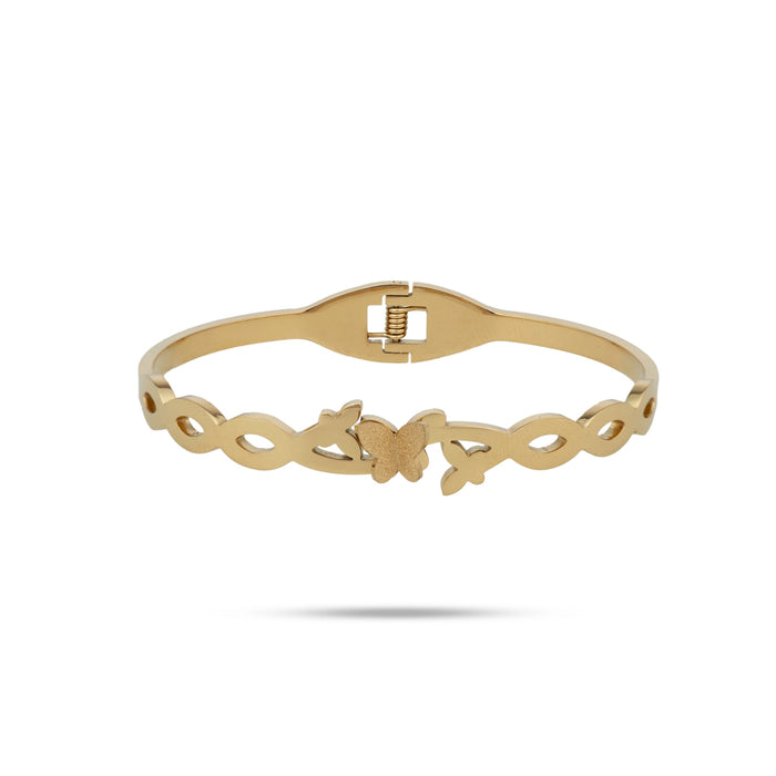 Bracelet - 2.75 Inches | Gold Polish Jewellery/ Fancy bracelet/ Wrist Band for Hand
