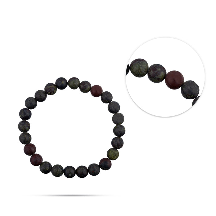 Dragon Blood Bracelet - 2.5 Inches | Hand Bracelet / Stone Hand Band / Beaded Wrist Bracelet