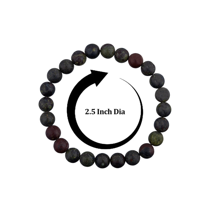 Dragon Blood Bracelet - 2.5 Inches | Hand Bracelet / Stone Hand Band / Beaded Wrist Bracelet