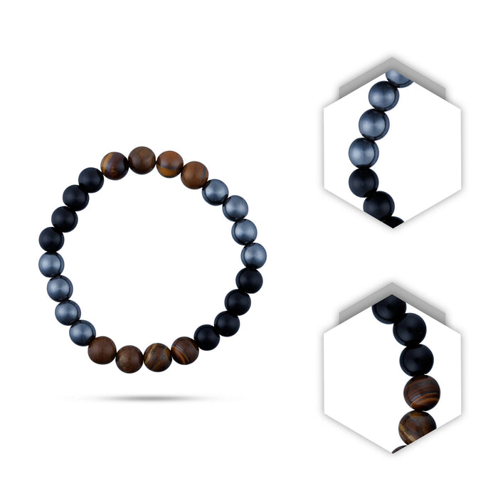 Hematite Bracelet | Tiger Eye Bracelet/ Black Obsidian Bracelet for Men & Women