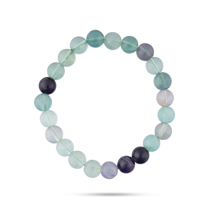 Fluorite Bracelet - 2.5 Inches | Fluorite Hand Band/ Fluorite Crystal Bracelet for Energy Cleansing
